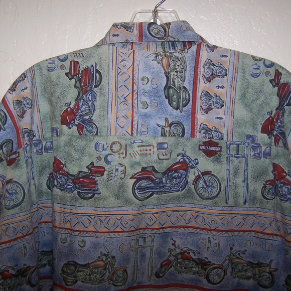 HARLEY-DAVIDSON "TORI RICHARD" CASUAL SHIRT S2892 - Picture 5 of 8